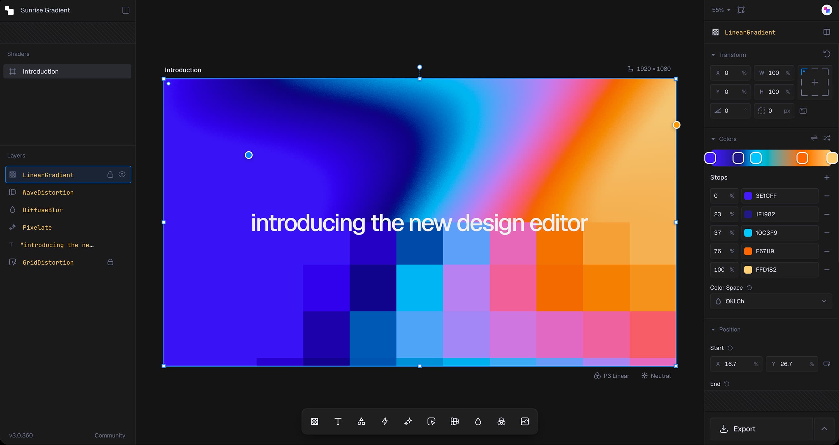 Design Editor