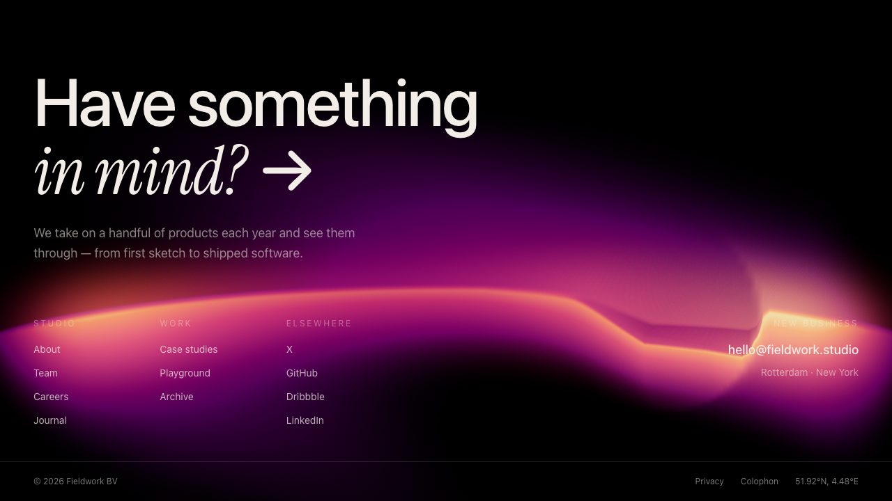 Horizon Footer