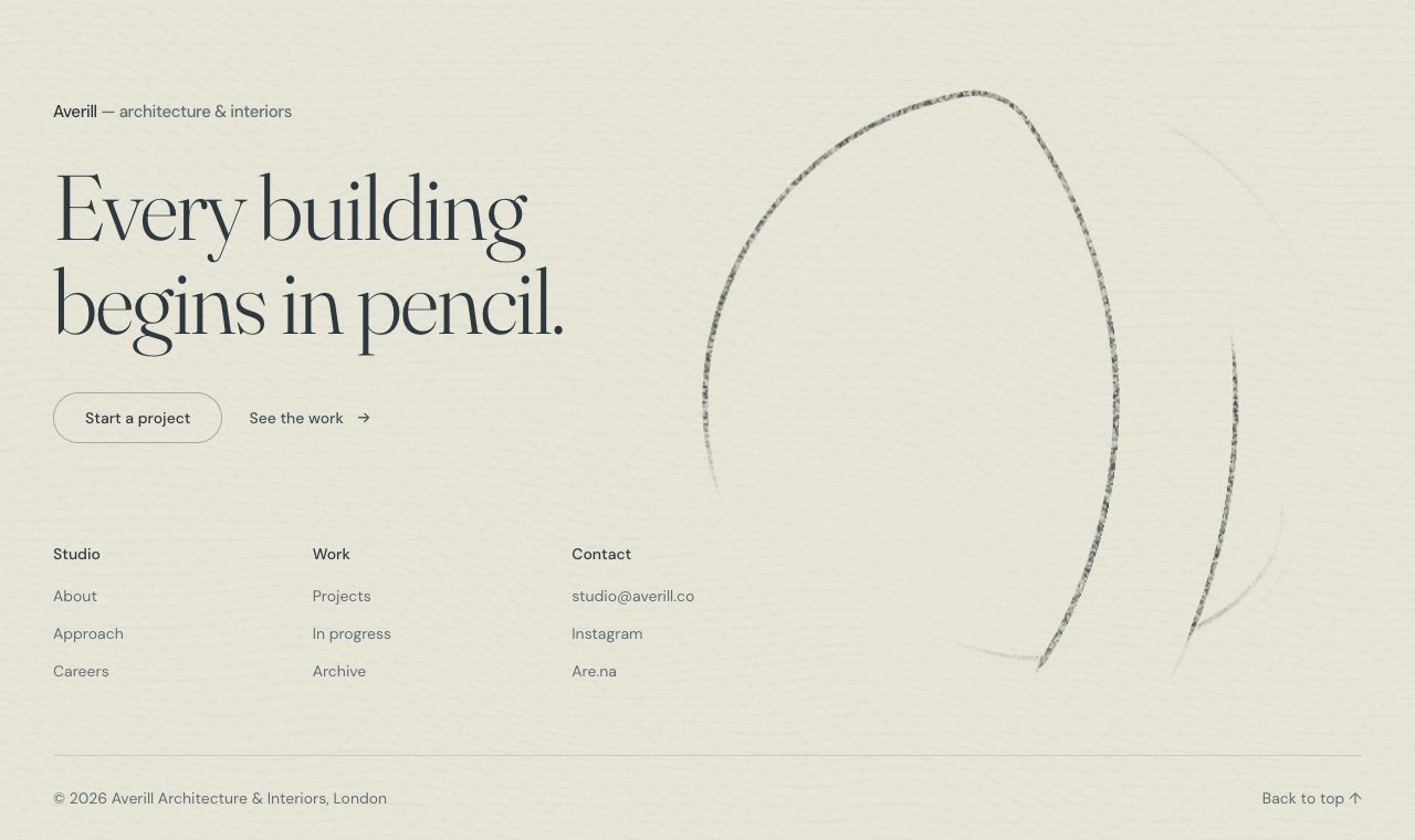 Pencil Footer