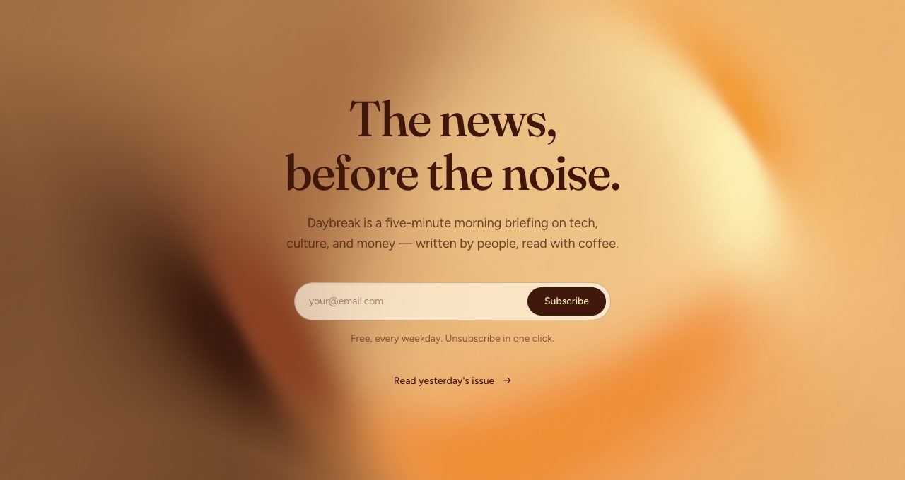 Sunrise Newsletter